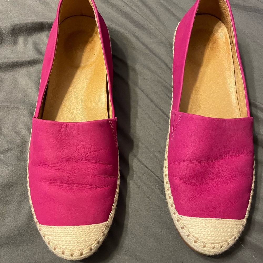 Dansko Fuchsia Lesley Espadrille Flats slip on shoes size‎ 39/8